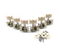 Juego de 6 clavijas de afinación de cuerdas de guitarra 3L 3R, clavijas de afinación, llaves de afinación, piezas de guitarra acústica con tornillos de montaje, cabeza de máquina de guitarra,