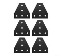 Juego de 6 códigos de esquina de aluminio para impresora 3D, estabilidad compatible con perfil de ranura en T estándar Dimensiones (T)