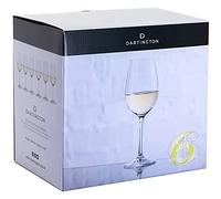 Juego de 6 copas de vino blanco, de Dartington Crystal