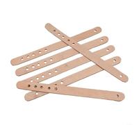 Juego de 6 correas de cuero ajustables para asegurar las pistas