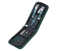 Juego de 6 cortadores de uñas de acero inoxidable portátil para tratamientos faciales, cutículas y uñas, kit de cortaúñas para mujeres y hombres