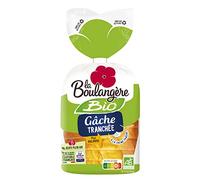 Juego de 6 cuchillos peladores La Boulangere de mantequilla de nata pura con crema fresca orgánica, 12 rebanadas de 400 g, en formato de cartón de 6 unidades