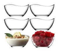 Lav 6 copas de cristal Vira rígida (Vidrio - Cuenco de postre vorspeise rígida 215 ml)