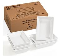 Juego de 6 cuencos para salsa de soja, cuencos para salsa de soja, cuencos para sushi, comida para dedos, cuencos para especias cuencos aperitivos, aperitivos menaje, bol salsa, plato aperitivos