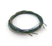 Juego de 6 cuerdas de guitarra clásica de colores | Diseño multicolor vibrante, material de nailon, transparente brillante, juego de 6 cuerdas, fácil identificación