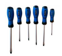Juego de 6 destornilladores SINEX planos y PH, mango bimaterial