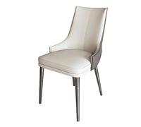 Juego de 6 elegantes sillas de comedor de cuero con patas de madera, elegantes asientos de cocina y sala de estar, color negro y verde oscuro, ideal para decoración del hogar y la oficina