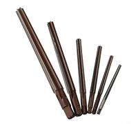 Juego de 6 escariadores de mano de precisión de 1:50 grados cónicos HSS de aleación de acero cónico, para proyectos de metalurgia CNC