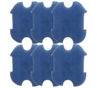 Juego de 6 esponjas de filtro de repuesto para limpiador robótico de piscinas A1, juego de esponjas de filtro de 285 x 245 x 10 mm para muesca, espuma de algodón reutilizable, captura eficiente de