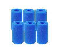 Juego de 6 esponjas de filtro tipo A para cartuchos de repuesto de bombas de piscina, reutilizables y lavables.