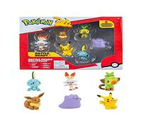 Juego de 6 Figuras de Pokémon, 5-8 cm. Figuras Evoli, Pikachu y más. Última Ola 2021. Licencia Oficial