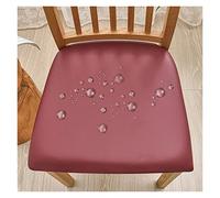 Juego de 6 fundas de cuero lavables e impermeables para sillas de comedor elásticas para 2/4/6 sillas, ideal para uso doméstico y de cocina.