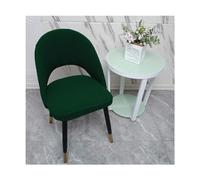 Juego de 6 fundas elásticas lavables para sillas de comedor, diseño de respaldo curvado, sin brazos, tela elástica, perfecta para decoración del hogar y protección de muebles