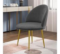 Juego de 6 fundas para sillas de comedor de terciopelo negro de alta elasticidad, respaldo bajo, parte inferior redonda, estilo pico de pato, perfectas para decoración del hogar y protección de