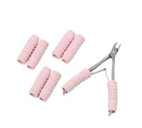 Juego de 6 fundas protectoras para tijeras de uñas, cubierta de pinza de mano para piel muerta, tijeras de uñas, herramienta de manicura