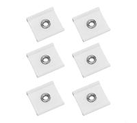 Juego de 6 ganchos para toldo de caravana para riel de tubería compatibles con rieles de 5/6 mm y 7/8 mm de diámetro, clips seguros para iluminación de toldo de caravana al aire libre y fijación de