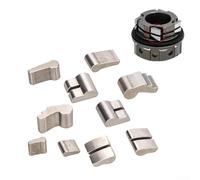 Juego de 6 Garras de Buje para acero para Cassette Bici Juego(R1.7 * 6.2（Type1）)