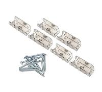 Juego de 6 garras de resorte de trémolo individual con tornillos para guitarra Yootones Strat ST, Stratocaster (plata)