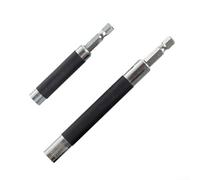Juego de 6 guías magnéticas de tornillo con soportes de longitud ajustable para taladros y destornilladores de vástago hexagonal de 4 pulgadas, funda autorretráctil para un posicionamiento preciso (2