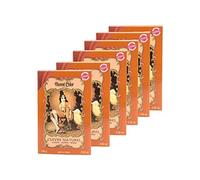 Juego de 6 henné cobre henné color - 100 gr polvo