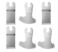 Juego de 6 hojas de sierra de diamante para lechada, kit universal de herramientas multifunción, compatible con DeWalt Makita Einhell Dremel de 2 mm para juntas de baldosas y cemento