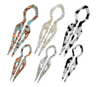 Juego de 6 horquillas francesas con diseño en forma de tijera en 2 tamaños, horquillas Prestige en forma de U para cabello fino y grueso, para peinados y moños