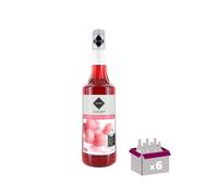 Juego de 6 jarabes Gilbert - Strawberry Candy - 6x70cl