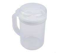 Juego de 6 jarras pequeñas para niños, jarras de agua con mango ergonómico para actividades de aprendizaje temprano, kit de práctica de vertido de plástico transparente de 567 g