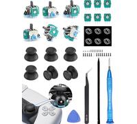 Juego de 6 joystick de repuesto para Sony PlayStation 5 PS5, kit de reparación de controlador para Ps5 Analog Stick de repuesto de módulo de sensor 3D para controlador Dualsense PS5, accesorio de