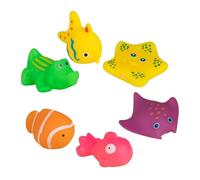 Juego de 6 juguetes de piscina para gatos, peces interactivos flotantes para gatos, divertidos juguetes de baño y natación, perfectos para involucrar a los para reducir el aburrimiento en el