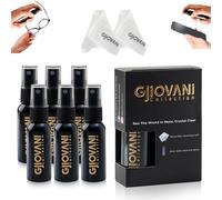Juego de 6 limpiadores de gafas, spray limpiador de gafas y spray de limpieza con paño de microfibra, sin rayas, sin alcohol, antivaho, spray de limpieza para gafas y pantalla, 30 ml cada uno