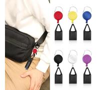 Juego de 6 llaveros para mechero, Divertido Colgante con cordón retráctil, mosquetón, antirrobo, Compatible, Adhesivo de Cara Sonriente, se Puede Hacer tú Mismo, con la mayoría de los encendedores