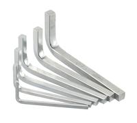 Juego de 6 Llaves de Cabeza Cuadrada en Forma de L, Llave Cuadrada de 4 Puntos, Llaves combinadas de 3 a 8 mm, aprietan el Tornillo Cuadrado