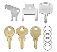 Juego de 6 llaves dispensadoras universales de toallas de papel, llave de repuesto compatible con Tork SCA 1100, Bradley 2055, Janitor Bobrick Cat 74, Kimberly Clark 770301, Georgia Pacific, llave