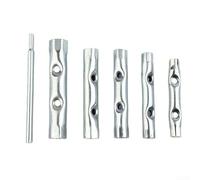 Juego de 6 llaves huecas de doble extremo de 8 mm a 17 mm para sujetadores eficientes detrás de paneles, tuberías y áreas de montaje obstruidas