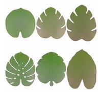 Juego de 6 manteles Individuales con Hojas Tropicales, Jungla