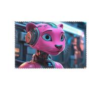 Juego de 6 manteles individuales lavables y fáciles de limpiar, aptos para uso en interiores y exteriores, color rosa