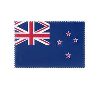 Juego de 6 manteles individuales para mesa de comedor, 30,5 x 45,7 cm, impresión de la bandera de Nueva Zelanda para hotel, banquete familiar