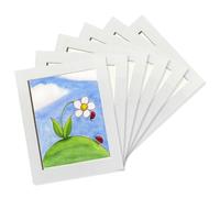 Juego de 6 marcos de fotos adhesivos de 8 x 10 pulgadas, marco de fotos para decoración de pared, no necesita clavos, exhibición de montaje en pared para fotos, decoración de galería para el hogar,