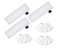 Juego de 6 paños de microfibra compatibles con Karcher SC1 SC2 SC3 SC4 SC5 limpiador de vapor toallitas de boquilla de piso piezas de repuesto