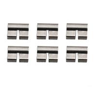 Juego de 6 pasadores de buje de casete para bicicleta, tipo 1, 12 x 6,2 mm