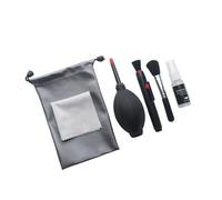 Juego de 6 piezas de cuidado de lentes multifuncionales de precisión con diseño impermeable, almacenamiento compacto para superficies delicadas de cámara, limpieza digital