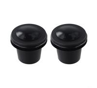 Juego de 6 piezas de cuña y cubierta de silicona para mesas de 22 y 5 pulgadas, juego de 6 piezas que mejora la estabilidad de muebles de exterior (color negro)