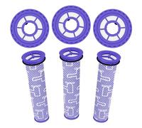 Juego de 6 piezas de repuesto compatibles con Dyson DC41, DC65, DC66, UP13, aspiradora multipiso y bola reemplaza a la pieza # 920769-01 y 920640-01