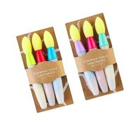 Juego de 6 pinceles de pintura para niños, pinceles de tiza, pintura para acera, papel de pared, pizarra, actividades de aprendizaje, pintura de acera, manualidades infantiles, pinceles de álbumes de