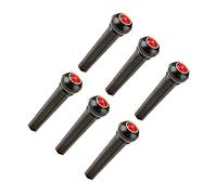 Juego de 6 pines de puente de varios estilos prácticos para guitarra acústica con piezas de repuesto para guitarra abulón