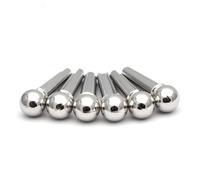 Juego de 6 pines de repuesto para puente de guitarra folclórica, piezas de repuesto de metal para guitarra acústica, clavijas de puente de guitarra