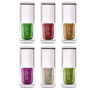 Juego de 6 polvos para uñas, manicura de moda, holográfico, decoración artística para entusiastas de la belleza