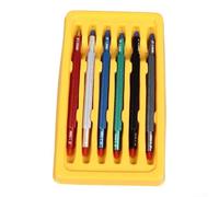 Juego de 6 prensadores de mano de metal con 12 tamaños de agujeros diferentes que van de 0,5 mm a 2,95 mm para reparación precisa de relojes de pulsera y trabajos de ajuste