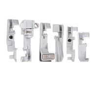 Juego de 6 prensatelas para máquina Overlock multifunción doméstica Singer 14U 14CG754 14SH654